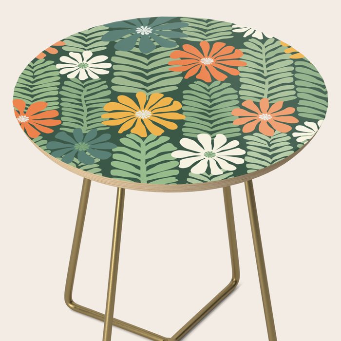 Spring Equinox Floral Pattern  Side Table Gallery Image 2