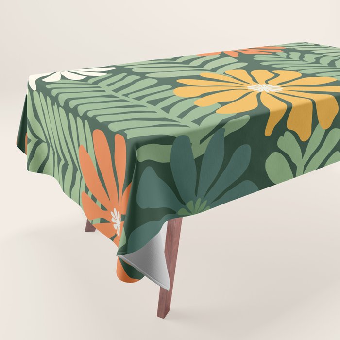 Spring Equinox Floral Pattern  Tablecloth Gallery Image 1