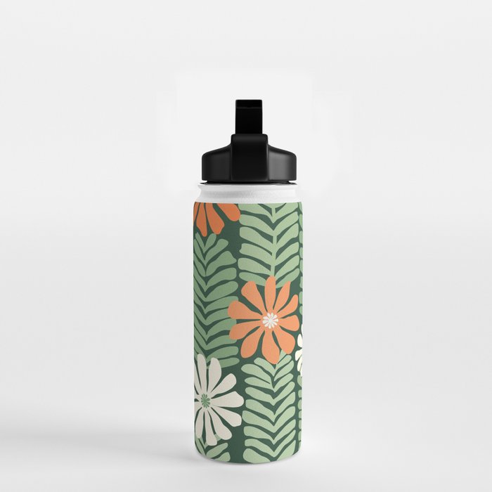 Spring Equinox Floral Pattern  Water Bottle Gallery Image 2