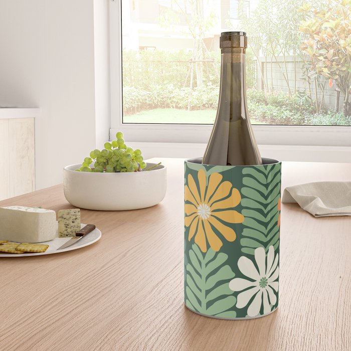 Spring Equinox Floral Pattern  Wine Chiller Gallery Image 4