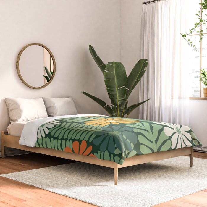Spring Equinox Floral Pattern  Comforter Gallery Image 2