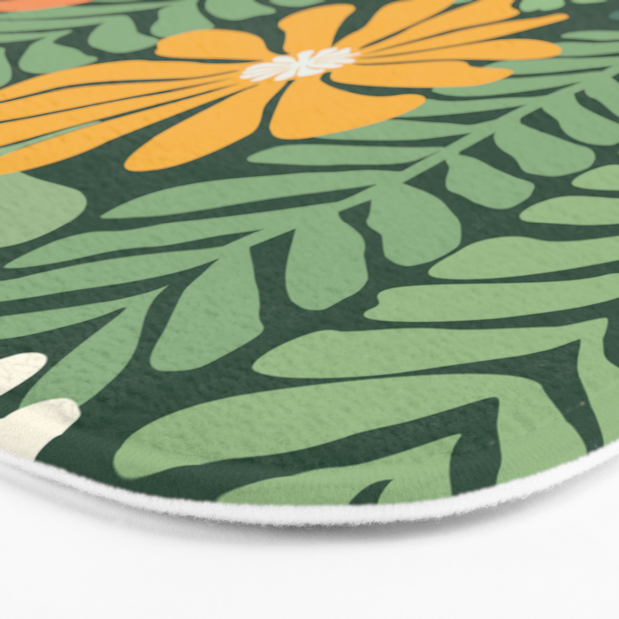 Spring Equinox Floral Pattern  Bath Mat Gallery Image 3