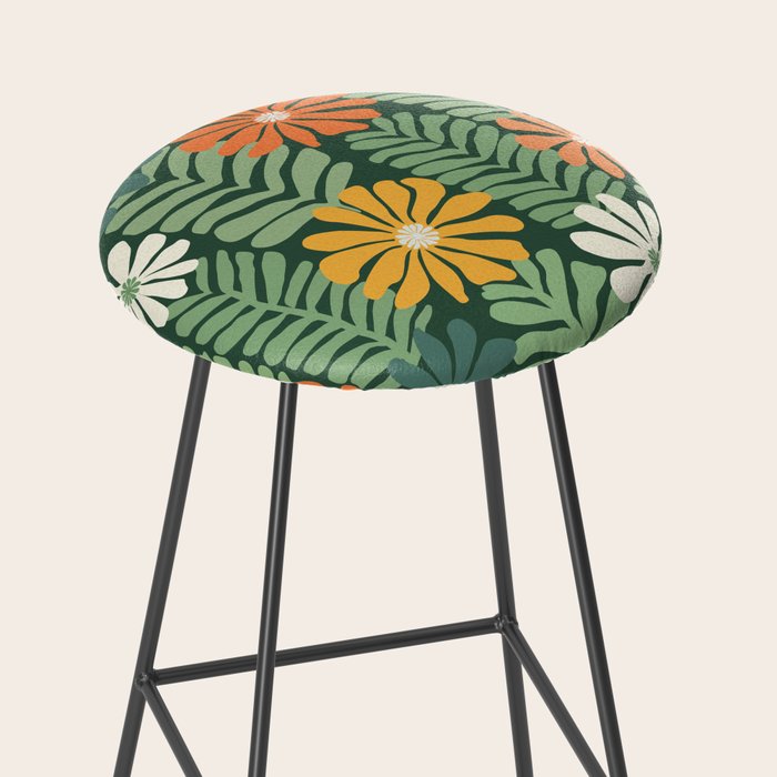 Spring Equinox Floral Pattern  Stool Gallery Image 2