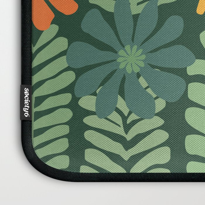 Spring Equinox Floral Pattern  Laptop Sleeve Gallery Image 3