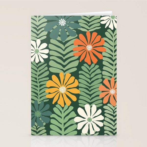 Spring Equinox Floral Pattern  Stationery Card Gallery Image 2