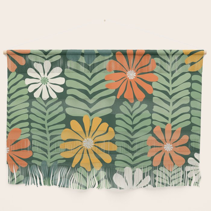 Spring Equinox Floral Pattern  Wall Hanging Gallery Image 1