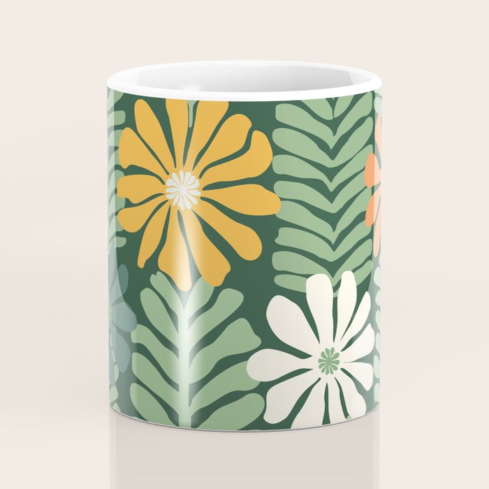 Spring Equinox Floral Pattern  Coffee Mug Gallery Image 4