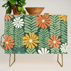 Spring Equinox Floral Pattern  Credenza Gallery Image 1