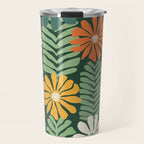 Spring Equinox Floral Pattern  Travel Mug Gallery Image 1