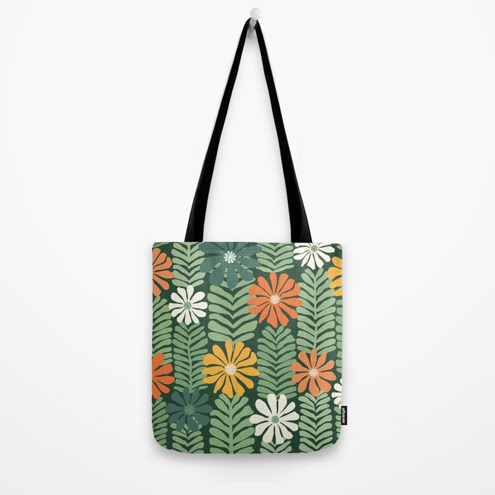 Spring Equinox Floral Pattern  Tote Bag Gallery Image 2