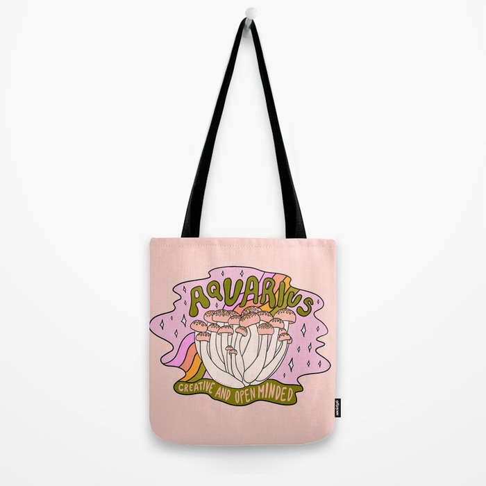 Aquarius Mushroom Tote Bag Gallery Image 2