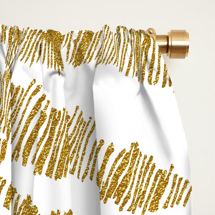 Golden tiger Window Curtain Gallery Image 2