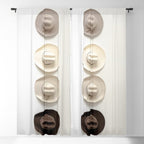 Cowboy Hat Wall Window Curtain Gallery Image 5