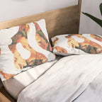 Contours of Blooms #1 Pillow Sham Gallery Image 2