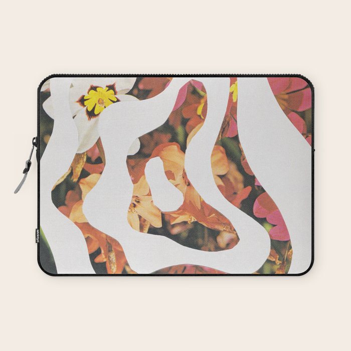 Contours of Blooms #1 Laptop Sleeve Gallery Image 1