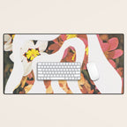Contours of Blooms #1 Desk Mat Gallery Image 1