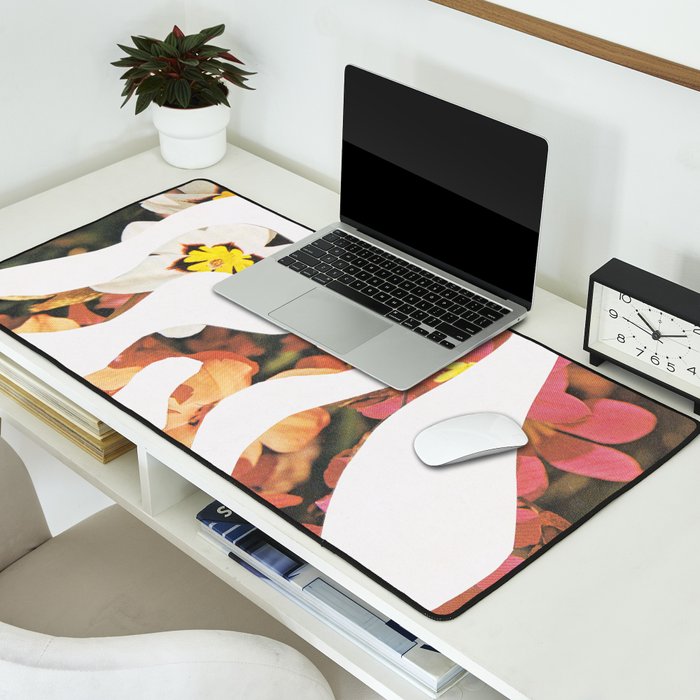 Contours of Blooms #1 Desk Mat Gallery Image 2