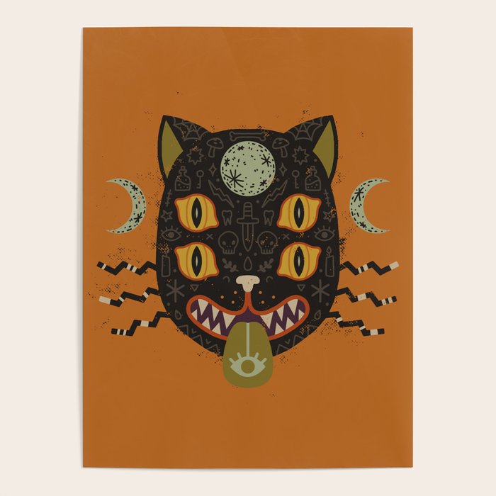 Spooky Cat Poster Gallery Image 4