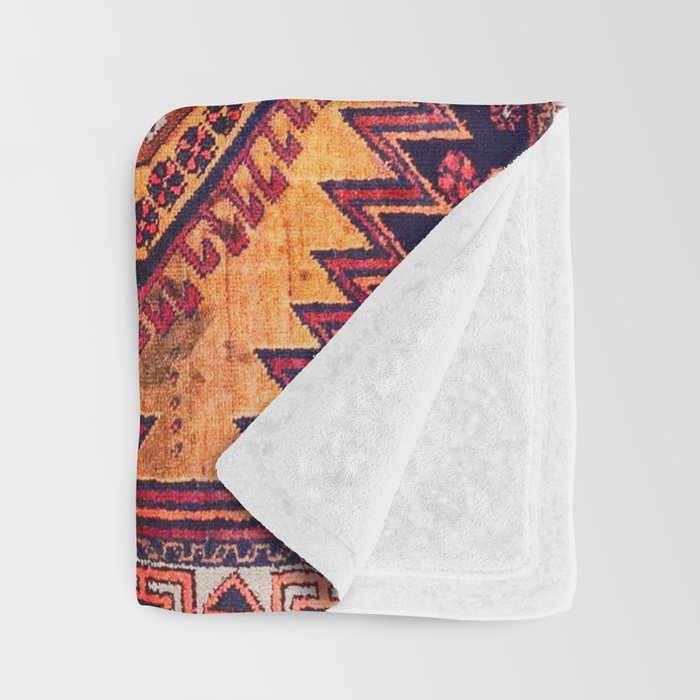 N200 - Berber Moroccan Heritage Oriental Traditional Moroccan Style Throw Blanket Gallery Image 3