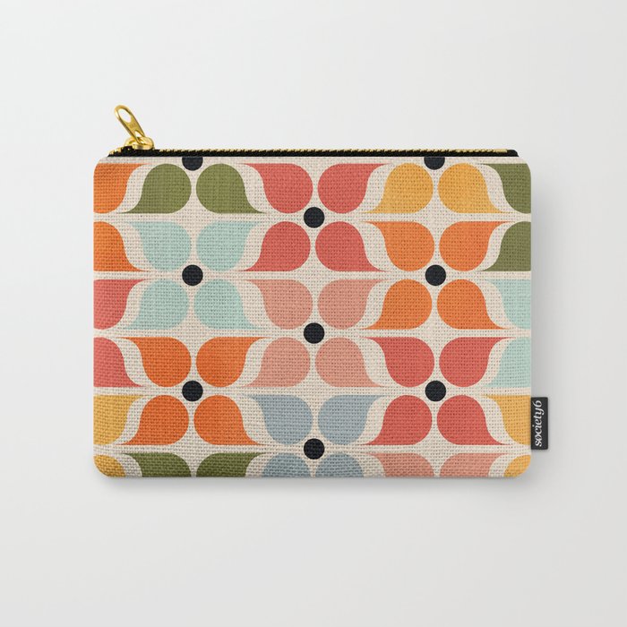 Old times geometry pattern Carry All Pouch Gallery Image 1