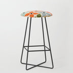 Old times geometry pattern Stool Gallery Image 1