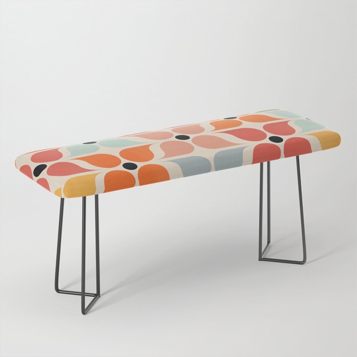 Old times geometry pattern Bench Gallery Image 1