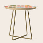 Old times geometry pattern Side Table Gallery Image 1