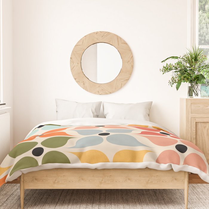 Old times geometry pattern Duvet Cover Gallery Image 3
