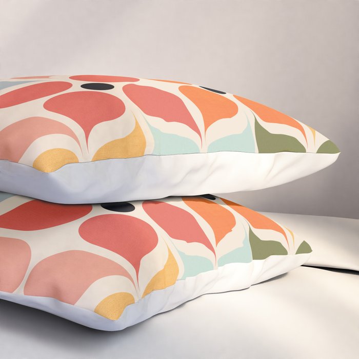 Old times geometry pattern Pillow Sham Gallery Image 3