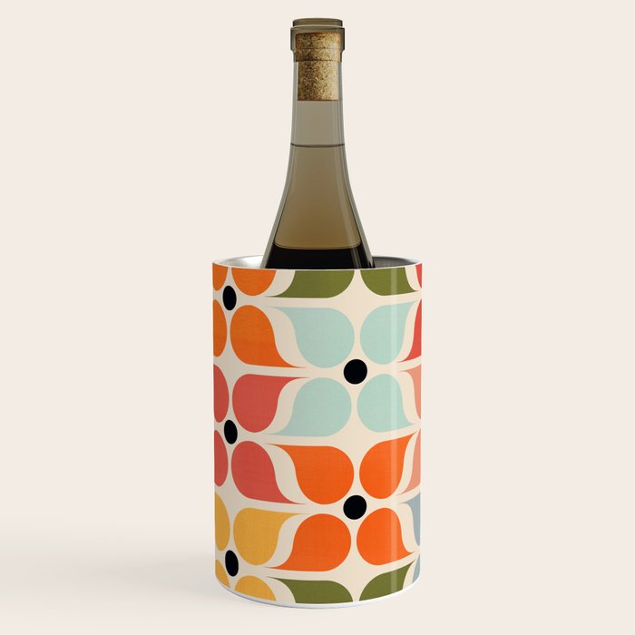 Old times geometry pattern Wine Chiller Gallery Image 2