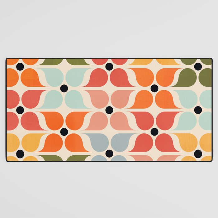 Old times geometry pattern Desk Mat Gallery Image 3