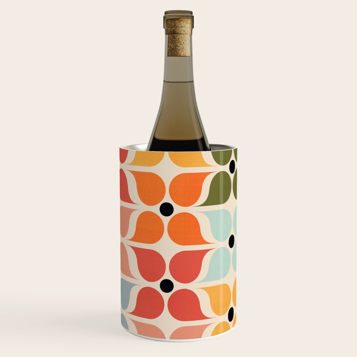 Old times geometry pattern Wine Chiller Gallery Image 3