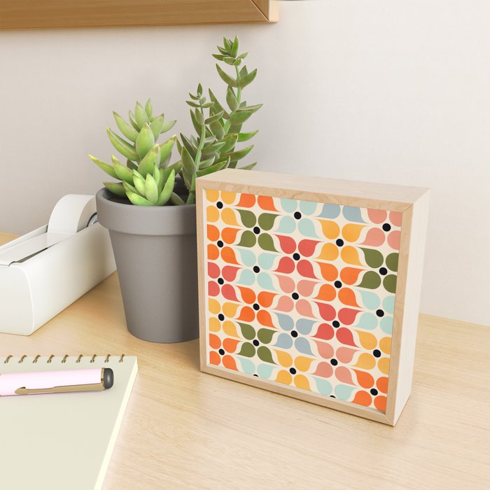 Old times geometry pattern Mini Art Print Gallery Image 2