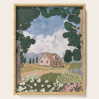 Countryside Cottage in Bloom Serving Tray Gallery Image 1