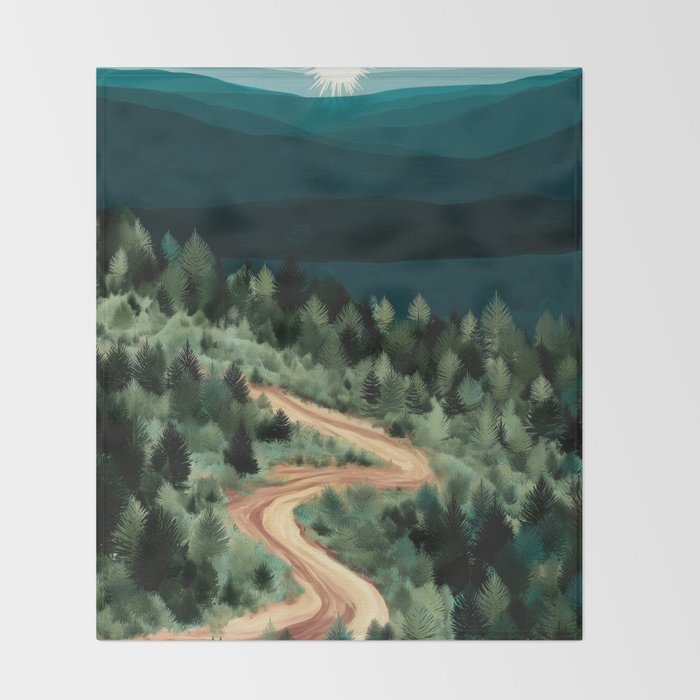 The Long Way Home Throw Blanket Gallery Image 2