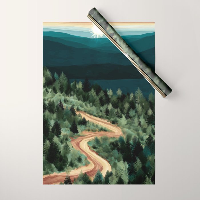The Long Way Home Wrapping Paper Gallery Image 1