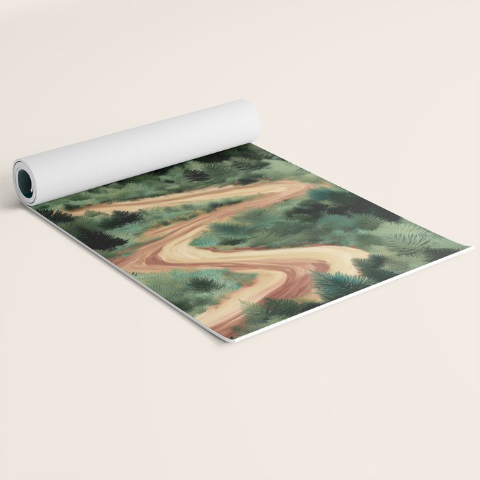 The Long Way Home Yoga Mat Gallery Image 2