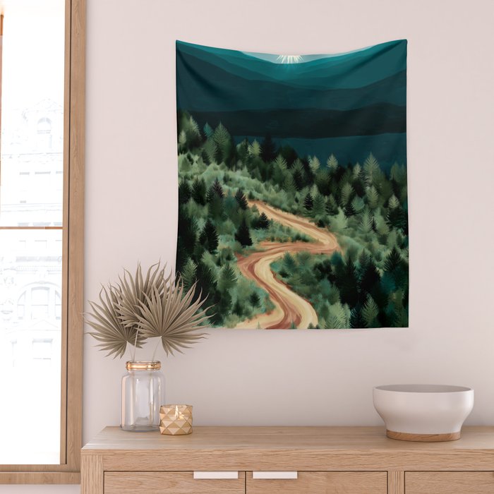 The Long Way Home Wall Tapestry Gallery Image 2