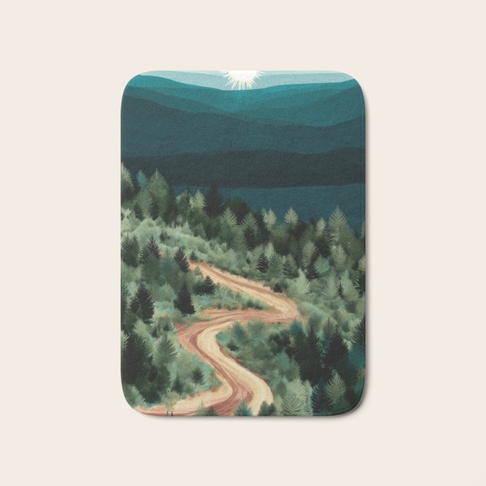 The Long Way Home Bath Mat Gallery Image 1