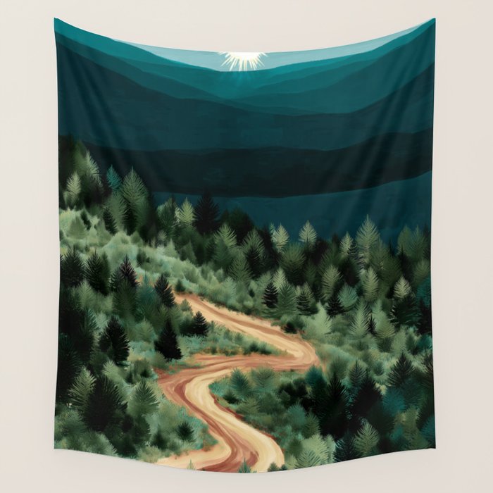 The Long Way Home Wall Tapestry Gallery Image 4