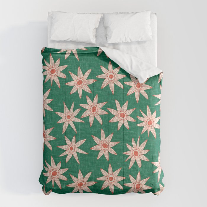 sema palm fire orange Comforter Gallery Image 1