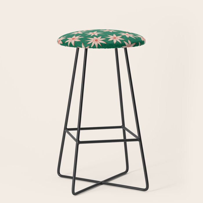 sema palm fire orange Stool Gallery Image 1