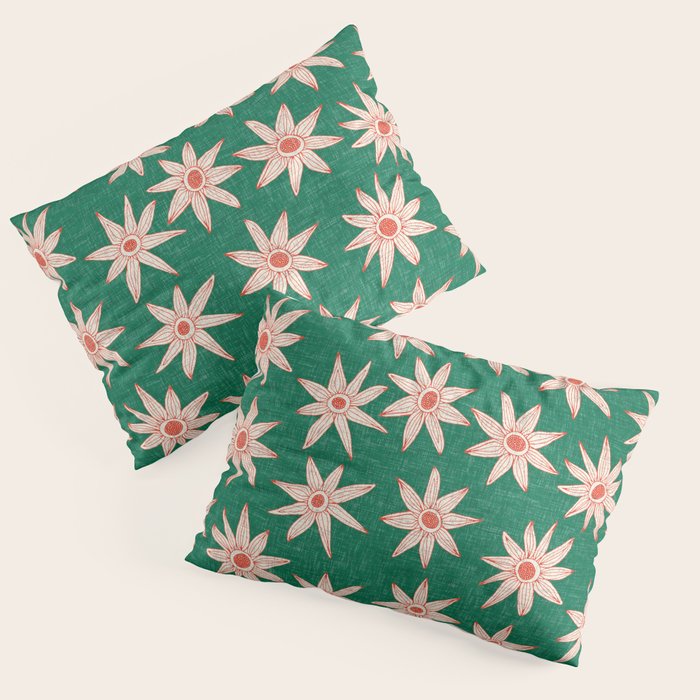 sema palm fire orange Pillow Sham Gallery Image 3