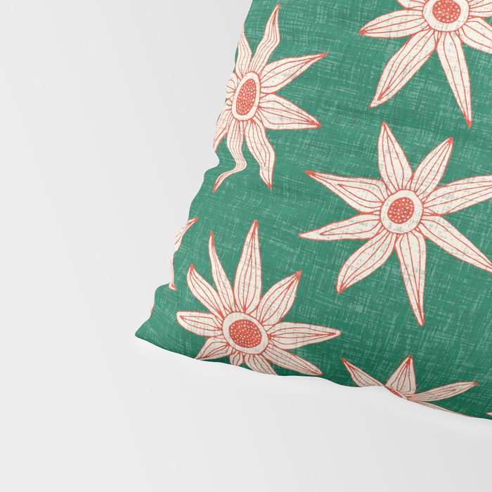 sema palm fire orange Pillow Sham Gallery Image 4
