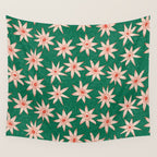 sema palm fire orange Wall Tapestry Gallery Image 4