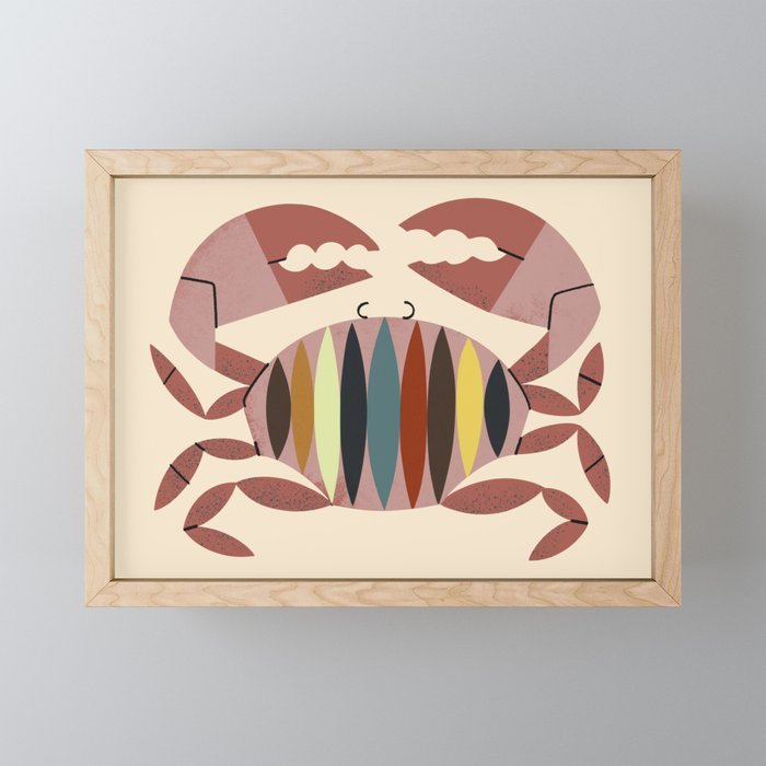 Color Crab Mini Art Print Gallery Image 1
