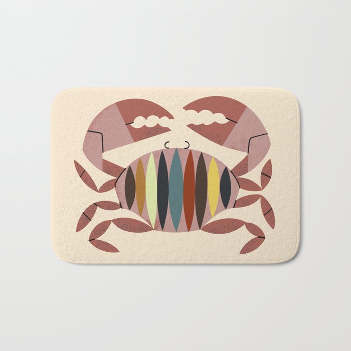 Color Crab Bath Mat Gallery Image 1