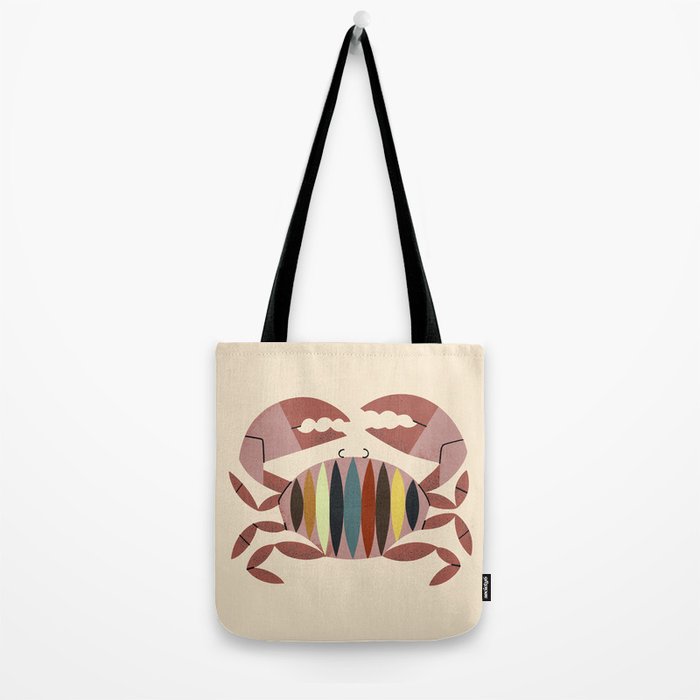 Color Crab Tote Bag Gallery Image 2