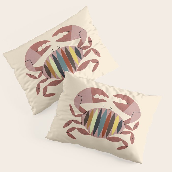 Color Crab Pillow Sham Gallery Image 3