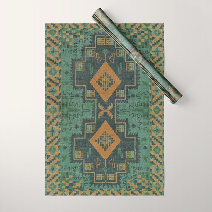 Bohemian Artwork Wrapping Paper Gallery Image 1